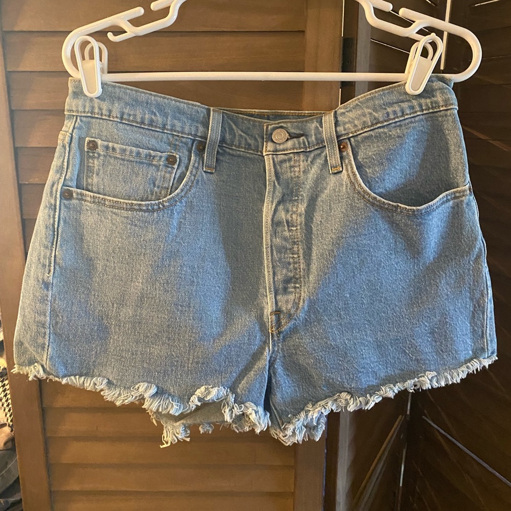 Levi’s Denim Frayed Hem Women's Shorts
